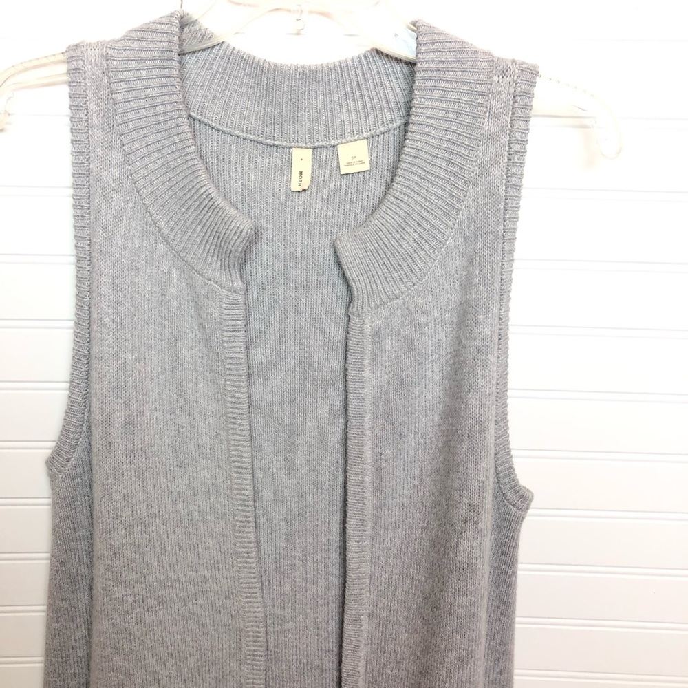 Anthro Moth Long Sweater Vest - Picture 2 of 5